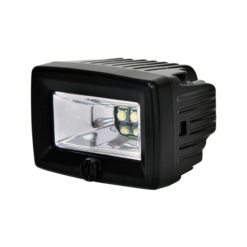 KC HiLiTES C-Series C2 LED 2in. Backup Area Flood Light 20w (Pair Pack System) - Black KCL519