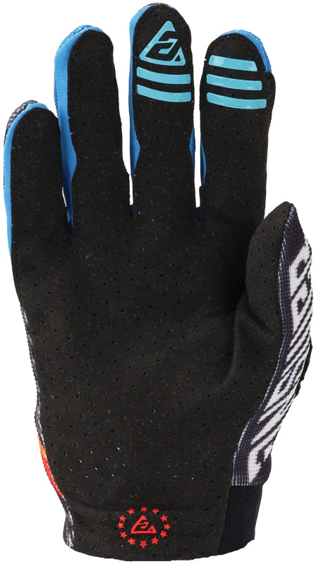Answer 25 Aerlite Drip Gloves Black/White/Rainbow - Small ANS442729