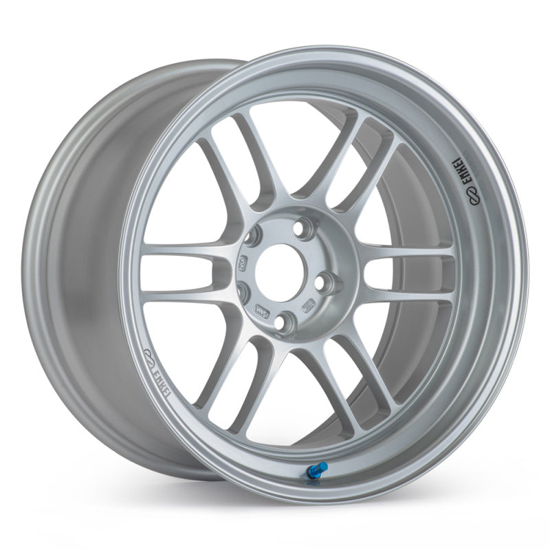 Enkei RPF1RS 18x10.5 5x114.3 0mm Offset 75mm Bore Silver Wheel ENK37981056500SP