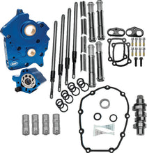 Load image into Gallery viewer, S&amp;S Cycle 2017+ Water Cooled M8 Models Chain Drive 475C Cam Chest Kit w/ Chrome Pushrod Tubes SSC310-1000B