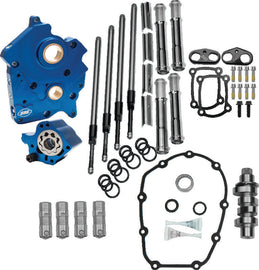 S&S Cycle 2017+ Water Cooled M8 Models Chain Drive 475C Cam Chest Kit w/ Chrome Pushrod Tubes SSC310-1000B