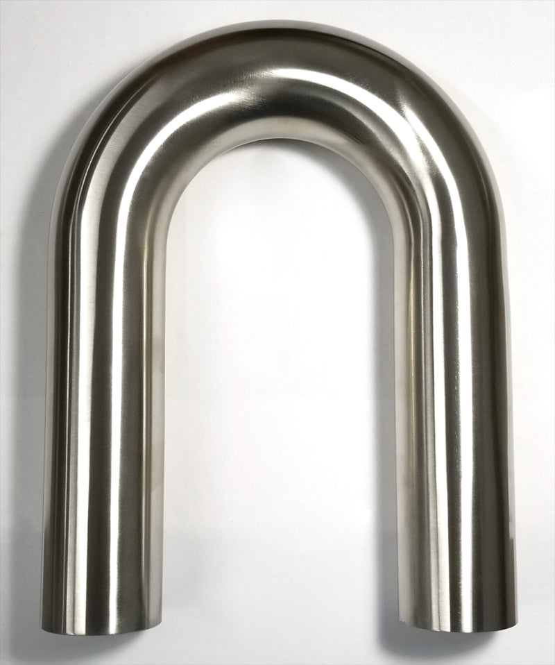 Stainless Bros 2.0in Diameter 1.5D / 3in CLR 180 Degree Bend 6in Leg / 6in Leg Mandrel Bend STB601-05096-1150