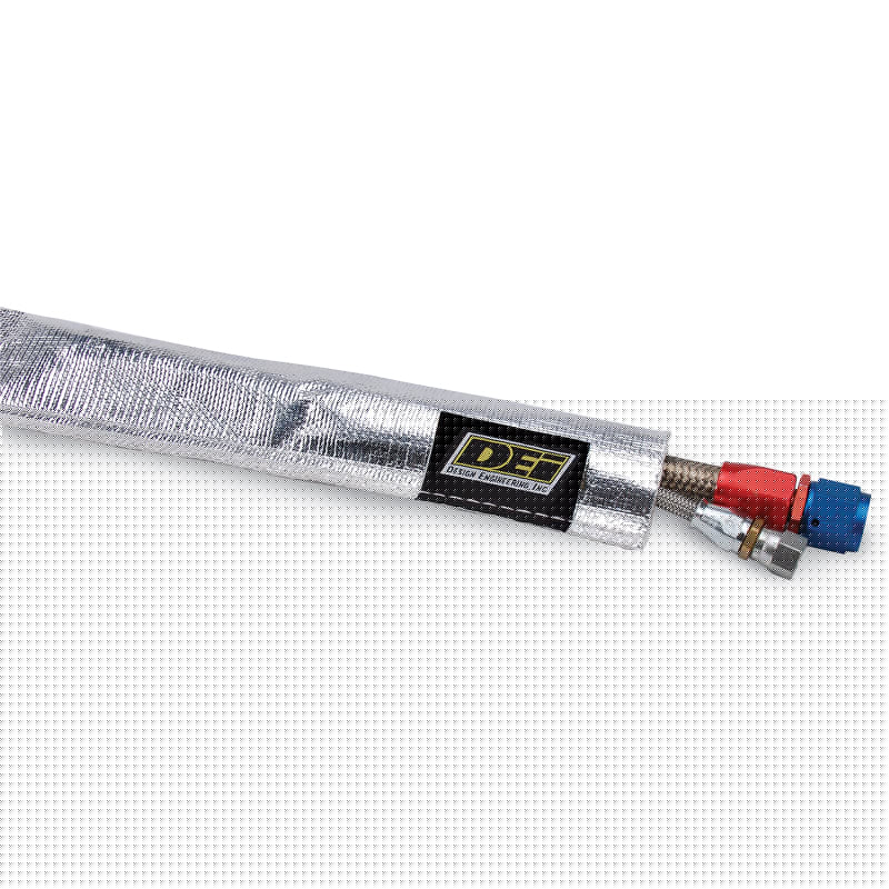 DEI Heat Sheath 1/2in I.D. x 3ft - Aluminized Sleeving - Sewn Edge DEI10418