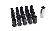 Load image into Gallery viewer, ISR Performance Steel 50mm Open Ended Lug Nuts M12x1.25 - Black ISRIS-12125-BLK