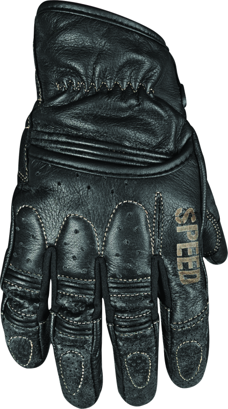Speed and Strength Rust and Redemption Leather Gloves Black - 2XL SAS878620