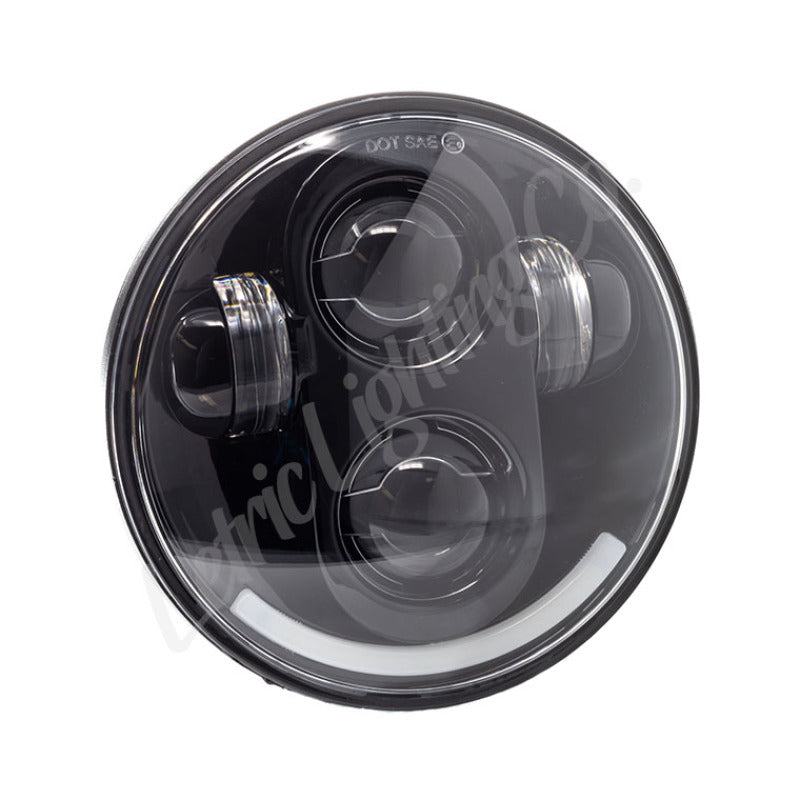 Letric Lighting 5.75? LED Black Premium Headlight LETLLC-LH-5B