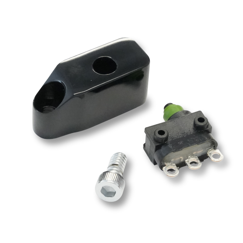 Performance Machine Brake Light/Clutch Kill Switch Kit - Black Ano PFM0062-2942-B