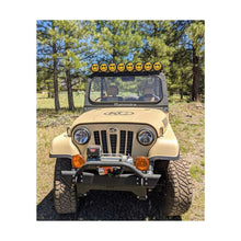 Load image into Gallery viewer, KC HiLiTES 6in. Hard Cover for Gravity Pro6 LED Lights (Single) - Smiley Face- Yellow/Black KC Logo KCL5114