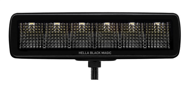 Hella Universal Black Magic 6 L.E.D. Mini Light Bar - Flood Beam HELLA358176201