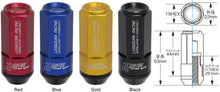 Load image into Gallery viewer, Project Kics Leggdura Racing Shell Type Lug Nut 53mm Closed-End Look 16 Pcs + 4 Locks 12X1.25 Red PJKWCL5313R