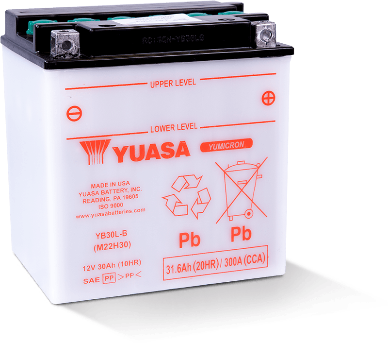 Yuasa YB30L-B Yumicron CX 12-Volt Battery YSAYUAM22H30TWN