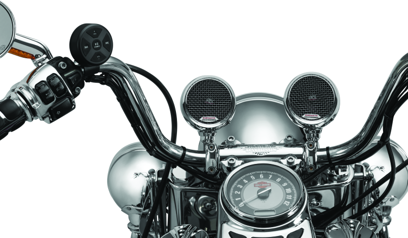 Kuryakyn Road Thunder Speaker Pods Bluetooth Audio Controller Chrome KUR2712
