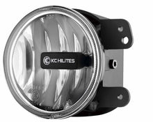 Load image into Gallery viewer, KC HiLiTES 10-18 Jeep JK 4in. Gravity G4 LED Light 10w SAE/ECE Clear Fog Beam (Single) KCL1497