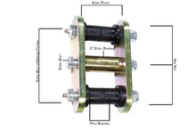 Load image into Gallery viewer, Fishbone Offroad 76-86 Jeep CJ-7 Front Greasable Shackles FBOFB27225