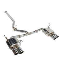 Load image into Gallery viewer, Remark 08-14 Subaru STi GR Hatch Cat-Back Exhaust w/ SS Quad Tips (Non-Resonated) REMRK-C4076S-02N