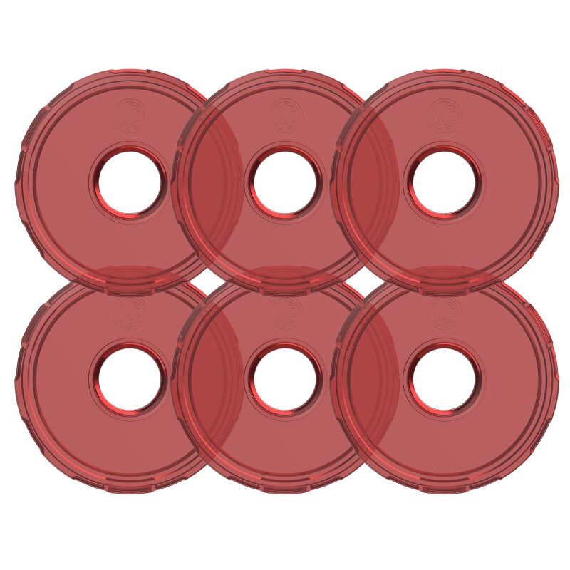 KC HiLiTES Cyclone V2 LED - Replacement Lens - Red - 6-PK KCL4413
