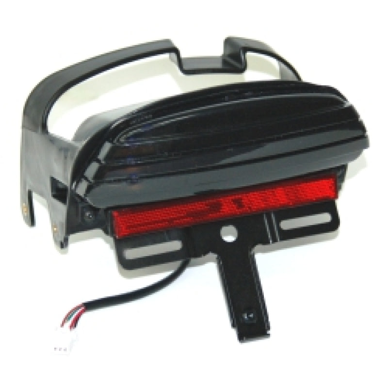 Letric Lighting 08-13 Dyna Fat Bob FXDF Replacement LED Taillight - Smoked LETLLC-DTL-SS