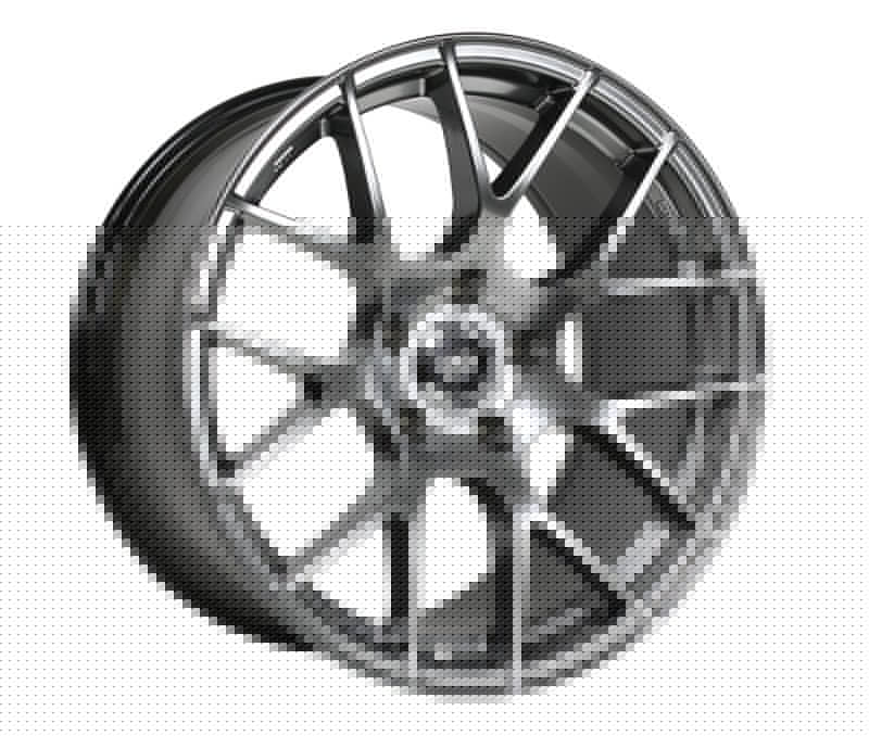 Enkei Raijin 18x8 35mm Offset 5x100 Bolt Pattern Hyper Silver Wheel ENK467-880-8035HS