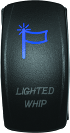 DragonFire Racing Lighted Switch Whip On/Off Blue