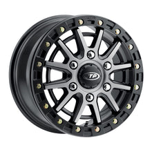 Load image into Gallery viewer, ITP SD10 Beadlock 15x7 / 5/4.5 BP / 6+1 Offset Grey w/ Black Ring Wheel