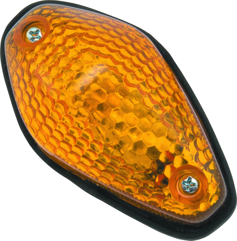 BikeMaster Universal Teardrop Marker Light - Amber BKM268058