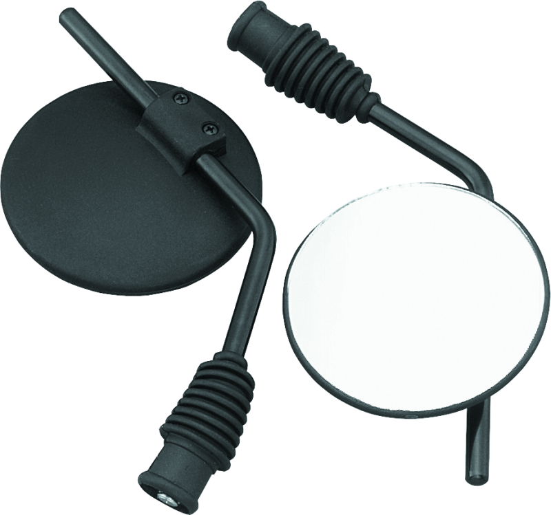 BikeMaster Universal Enduro Mirror Yamaha 10mm - Each - Black BKM601118