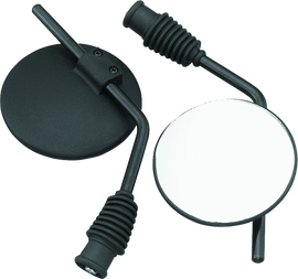BikeMaster Universal Enduro Mirror Yamaha 10mm - Each - Black BKM601118