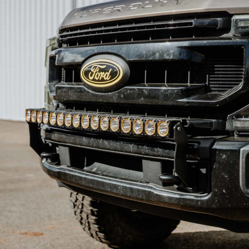 KC HiLiTES 2017+ Ford Super Duty Front Bumper Light Bar Mount For 40in Flex Era LED Light Bar KCL7354