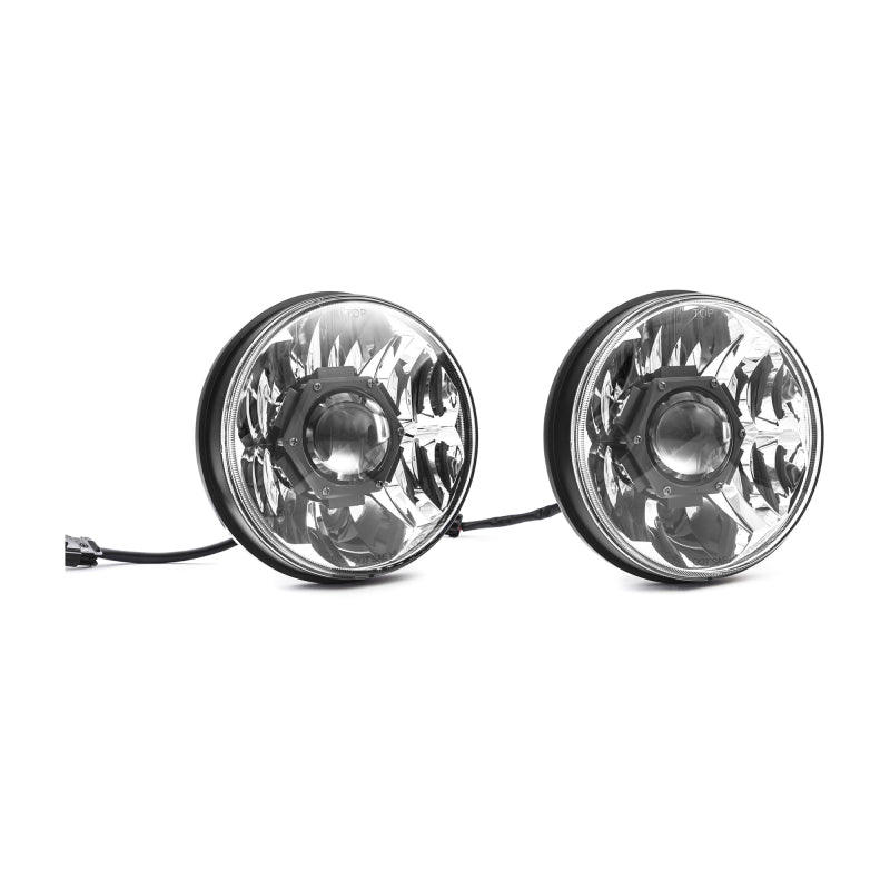 KC HiLiTES 18-20 Jeep JL/JT 7in. Gravity LED Pro DOT Approved Replac. Headlight (Pair Pack Sys) KCL42342
