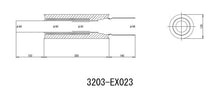 Load image into Gallery viewer, HKS Universal Muffler 2.5 Inlet / 3.7in Outlet (SUS304 NO COATING) HKS3203-EX023