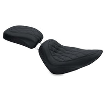 Load image into Gallery viewer, Mustang 84-06 Harley Standard Rear Tire Wide Tripper Solo Seat Diamond Stitch - Black