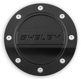 Fuel Door; Black; Shelby Logo; - Drake Muscle FS3Z-6640526-SA