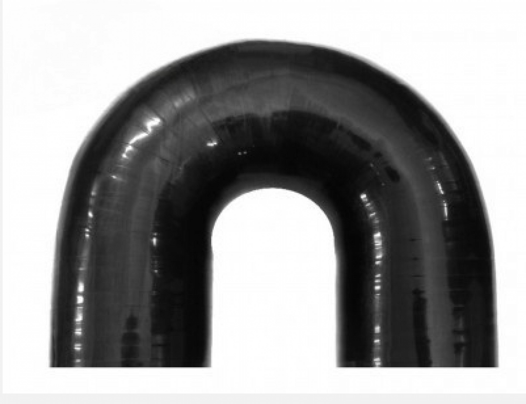 BOOST Products Silicone Elbow 180 Degrees, 4" ID, Black