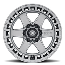 Load image into Gallery viewer, icon-alloys-raider-wheel-6lug-matte-titanium-17x8-5-face-1000.jpg