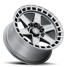 Load image into Gallery viewer, icon-alloys-raider-wheel-6lug-matte-titanium-17x8-5-lay-1000.jpg