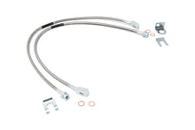 Load image into Gallery viewer, Brake Lines | Stainless | FR | 4-6" Lift | Jeep Cherokee XJ/Wrangler TJ/Wrangler Unlimited 