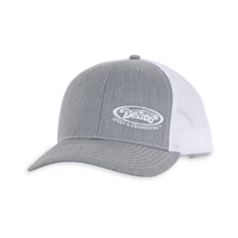 Load image into Gallery viewer, Detroit Speed and Engineering Logo Curved Bill Snap-Back Hat-Heather Gray/White