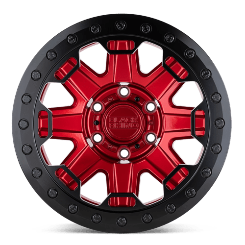 BR RIFT BL 17X8.5 6X135 +0 87 CDY RED BK