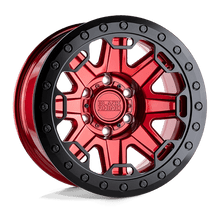 Load image into Gallery viewer, BR RIFT BL 17X8.5 6X135 +0 87 CDY RED BK