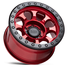 Load image into Gallery viewer, BR RIOT BL 17X8.5 6X135 +0 87 CDY RED BK