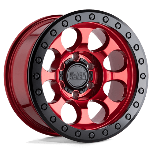 BR RIOT BL 17X8.5 6X135 +0 87 CDY RED BK