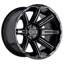 Load image into Gallery viewer, BR RAMPAGE 20X12 6X139 -44 112 G-BLK RED