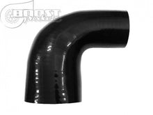 Load image into Gallery viewer, BOOST Products Silicone Reducer Elbow 90 Degrees, 2-3/4"-2-1/2" ID, Black