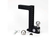 Load image into Gallery viewer, Aero Hitch Adjustable Trailer Ball Mount 10&quot; Drop Hitch, 2&quot; Receiver - Weigh Safe AWS10-2