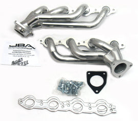 JBA Cat4Ward Headers for 02-13 GM 4.8/5.3L, 07-19 6.0/6.2 Silver. EPA & CARB legal in 50 states.