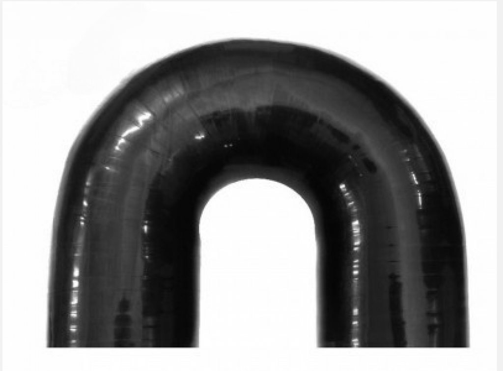 BOOST Products Silicone Elbow 180 Degrees, 3-3/8" ID, Black