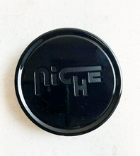 Load image into Gallery viewer, NICHE 2.95"FLAT CAP-GL-BLK W/ MATTE LOGO
