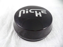 Load image into Gallery viewer, NICHE .9"TALL 3"ORINGCAP GL-BLK/SIL LOGO
