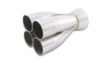 4-1 Merge Collector 2.375in Inlet ID 4in Out - Vibrant Performance 10321