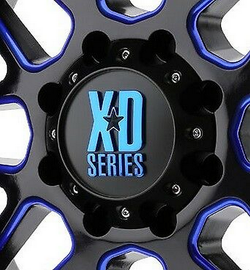 XDS CAP LARGE 5 LUG SG-BLK-BLUE TINT CC